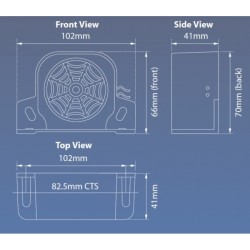 Alarma Marsarier 87 dB - Conectare cu piulite